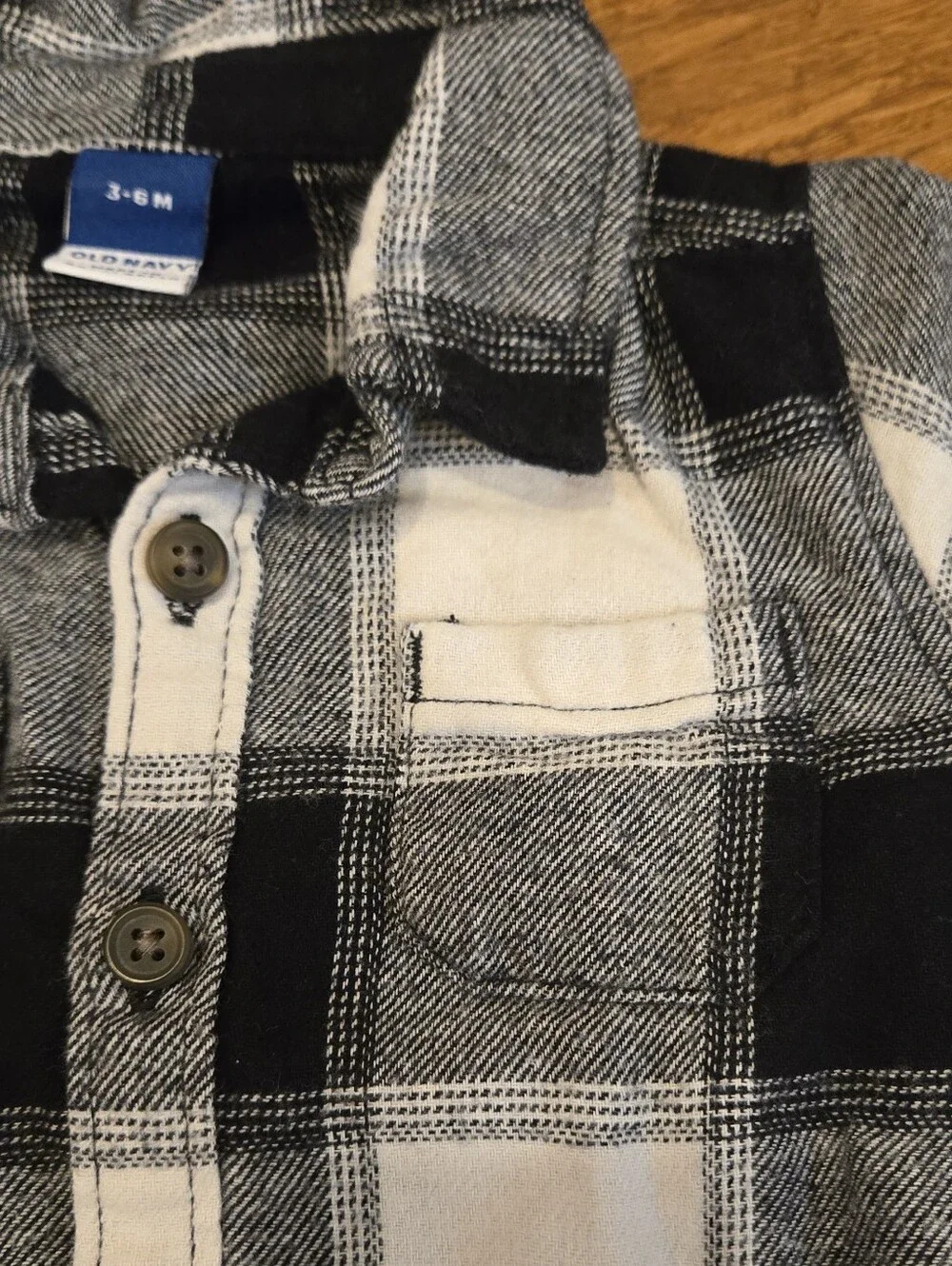 Old Navy Baby Long Sleeve Button Down Flannel Shirt